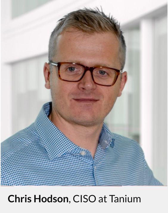 Fotografía profesional de Chris Hodson, director de seguridad de la información (CISO) de Tanium