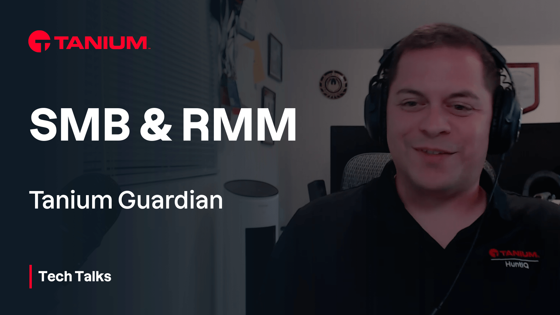 Miniatura del video para Cómo Tanium Guardian detecta riesgos en tiempo real: Nuevos paneles de SMB y RMM explicados - Tanium Tech Talks #134