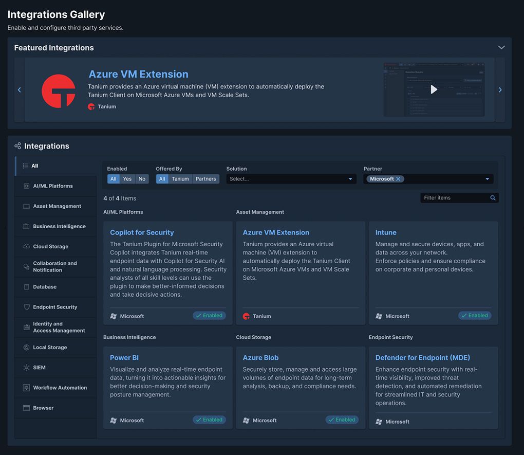 Mejore su postura de seguridad con las herramientas nativas de Microsoft Azure y Tanium