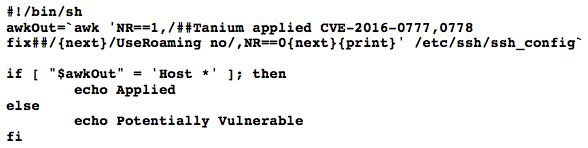 Script de Shell para comprobar el estado de la corrección de la vulnerabilidad de OpenSSH