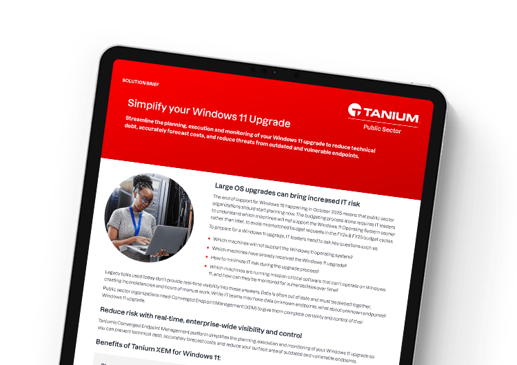 Tanium para Windows 11