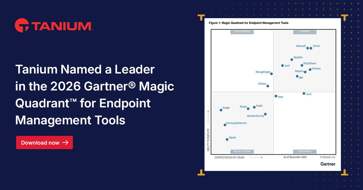 Imagen meta para el Cuadrante Mágico de Gartner para Herramientas de Gestión de Endpoints 2026