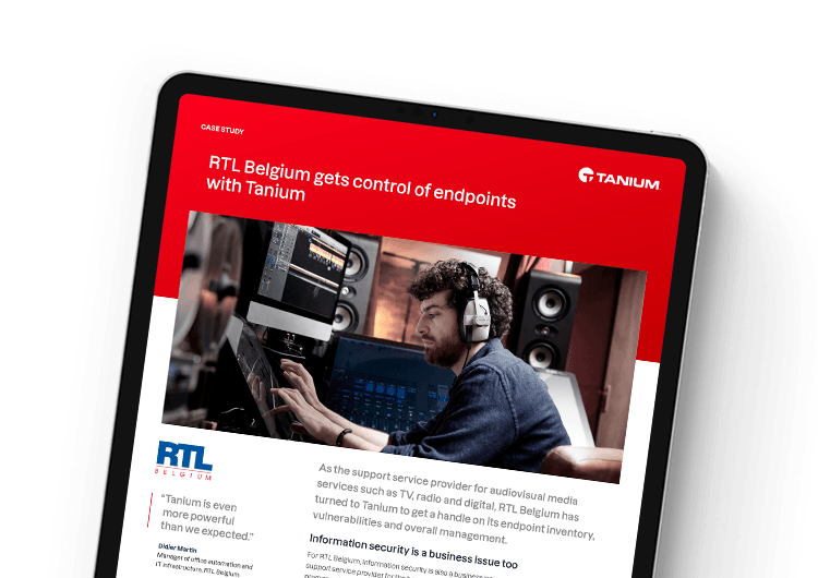 RTL Belgium gets control of endpoints with Tanium