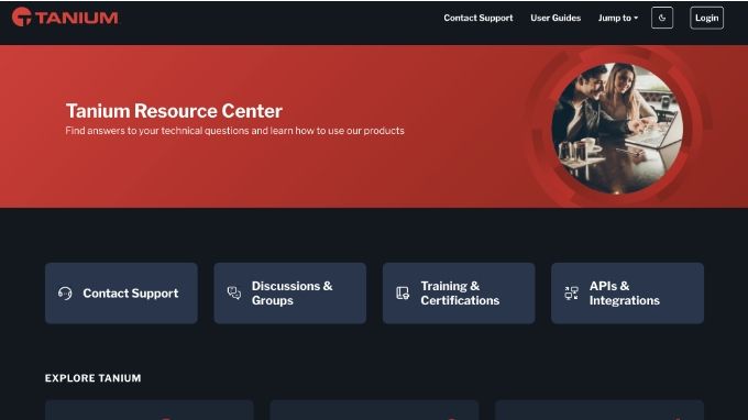 Centro de recursos de Tanium