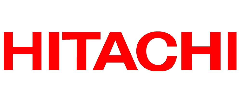 Logotipo rojo de Hitachi