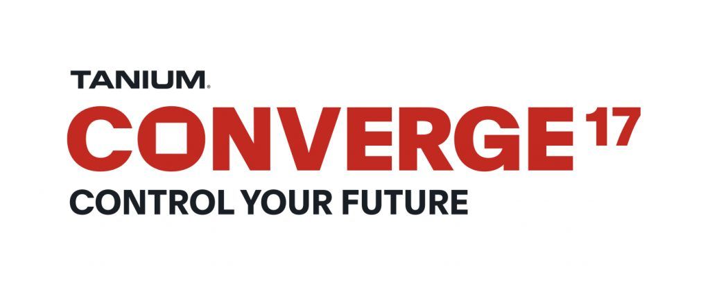 Logotipo «CONVERGE17 » con el eslogan «Controle su futuro»